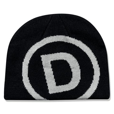 Ring skully beanie - Black