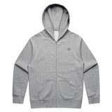 Ring zip hoodie - Heather grey