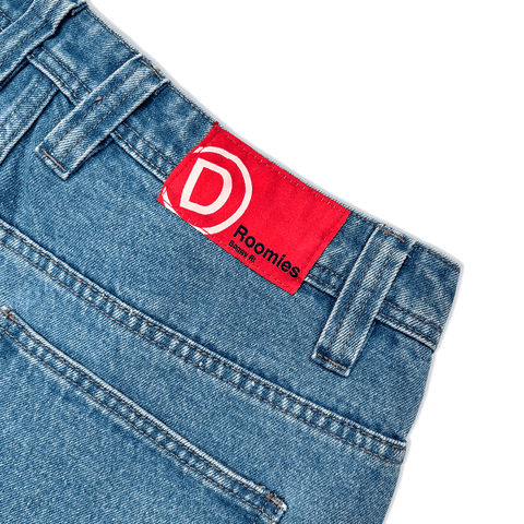 Roomies denim pants - Washed blue