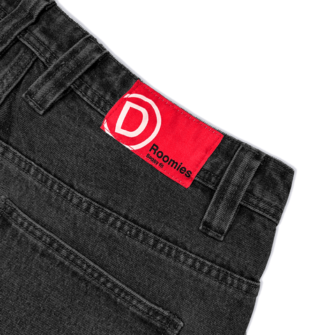 Roomies denim pants - Washed black