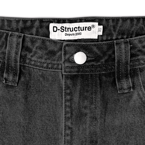 Roomies denim pants - Washed black