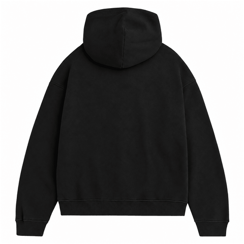 Staple hoodie - Washed black