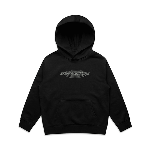 Swirl kids' hoodie - Black