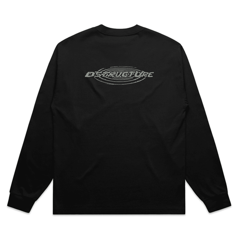 Swirl longsleeve - Black