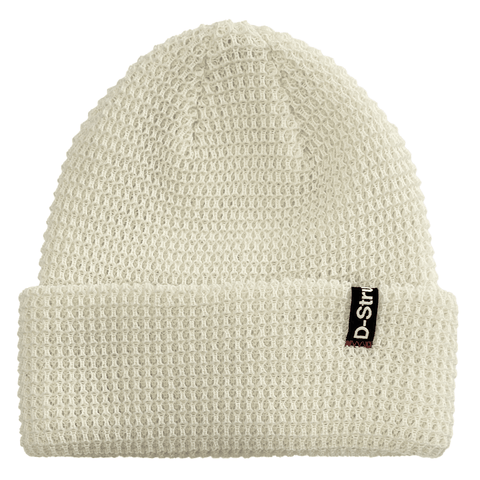 Tack waffle beanie - Ivory