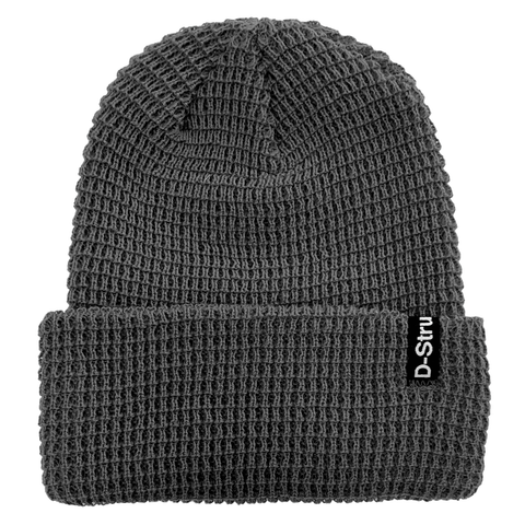 Tack waffle beanie - Coal