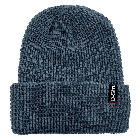 Tack waffle beanie - Stone blue