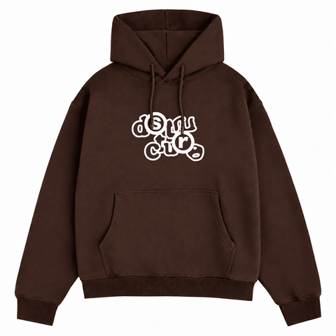 Zine hoodie - Chocolate