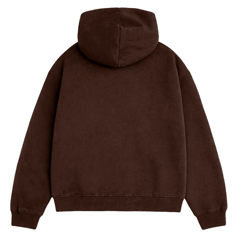 Zine hoodie - Chocolate