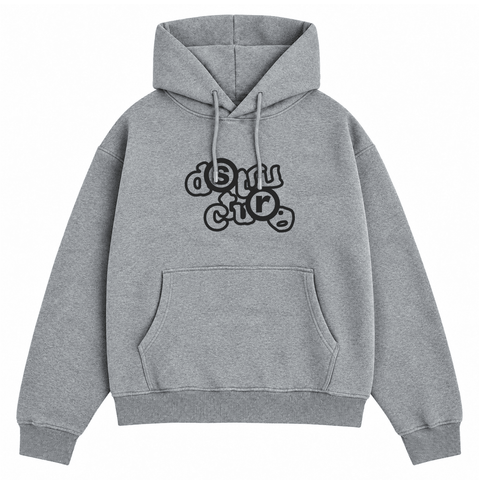 Zine hoodie - Heather grey