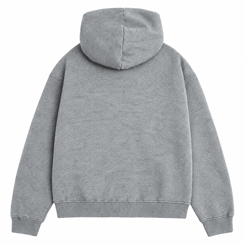Zine hoodie - Heather grey