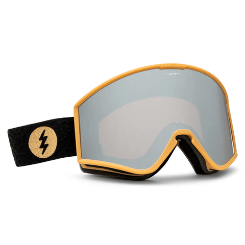 EK1 goggle - Flood black / Silver chrome + Yellow