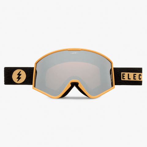 EK1 goggle - Flood black / Silver chrome + Yellow