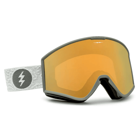 EK1 goggle - Flood grey / Gold chrome + Yellow