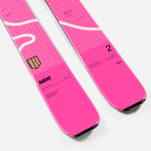 Agent 2 skis 2026 - Pink