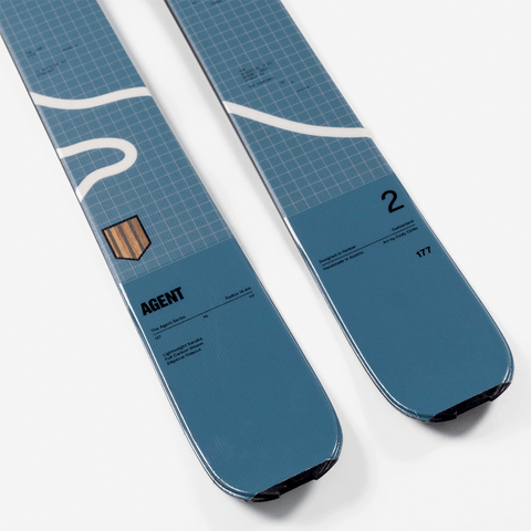 Agent 2 skis 2026 - Blue