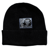 Patched beanie - Black