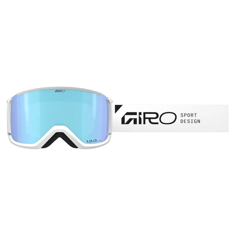 Revolt goggle - White stacked / Vivid Royal + Clear