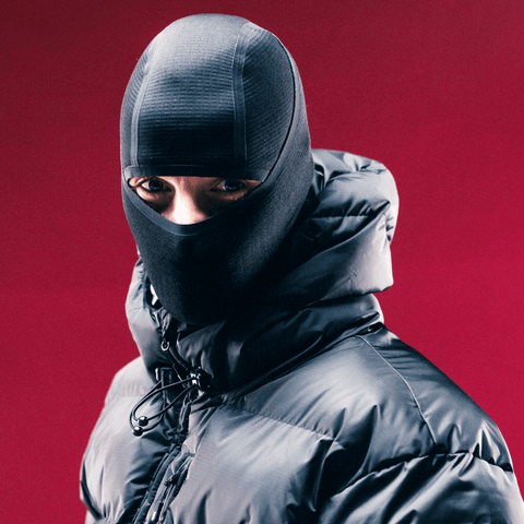 Taped balaclava - Black
