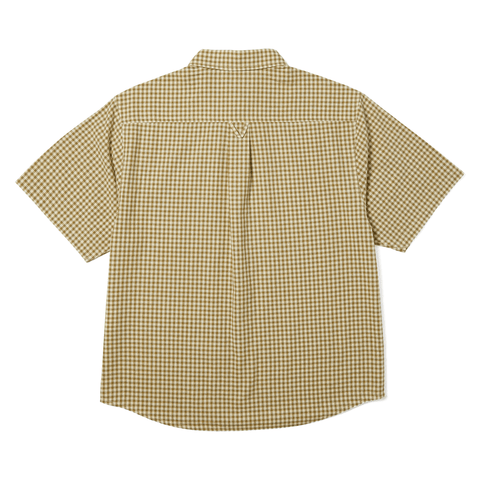 89 micro gingham oxford shirt - Natural