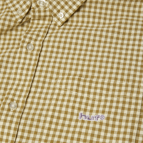 89 micro gingham oxford shirt - Natural
