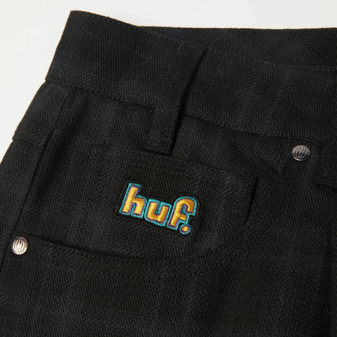 Cromer plaid pants - Black