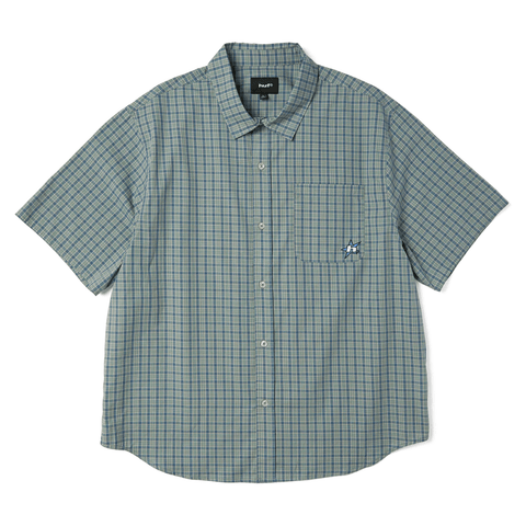 H star plaid shirt - Marine