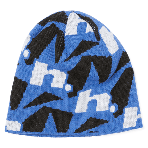 H star skull beanie - Royal blue