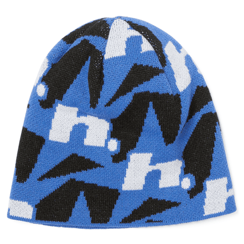 H star skull beanie - Royal blue