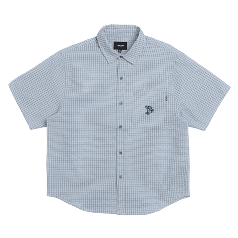Stuck on you plaid shirt - Ice blue