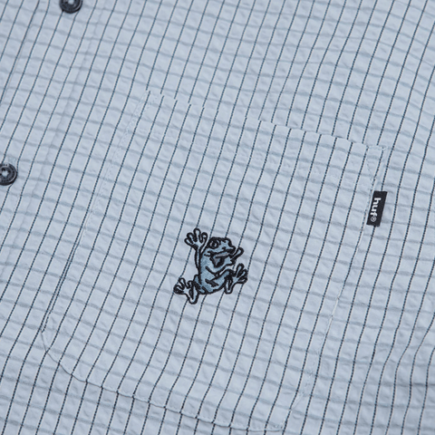 Stuck on you plaid shirt - Ice blue
