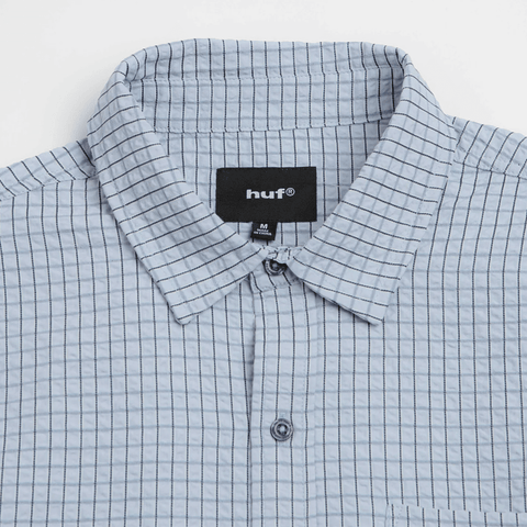 Stuck on you plaid shirt - Ice blue