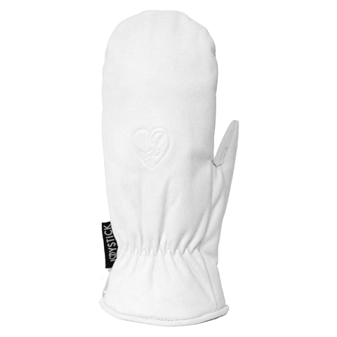 Terry leather mitts - White