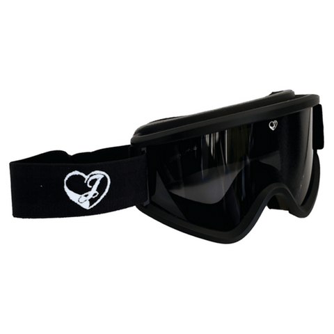 Tyson goggle - Black black / Black smoke + Yellow