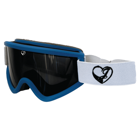Tyson goggle - Blue white / Black smoke + Yellow