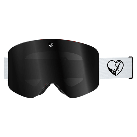 Wayne goggle - White / Black smoke + Clear