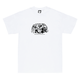 Brain collage t-shirt - White