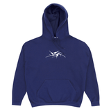 Spiral hoodie - True blue