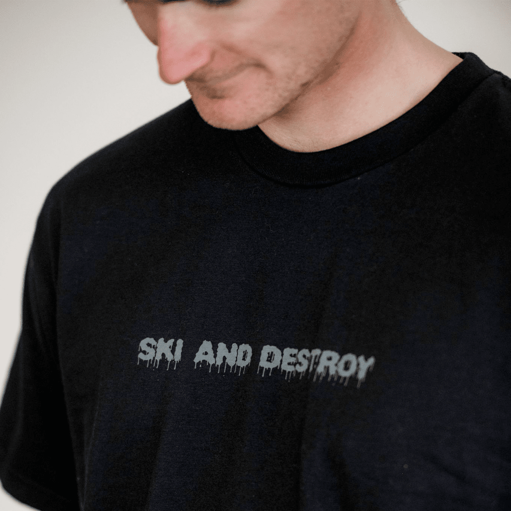 Ski & Destroy t-shirt - Black