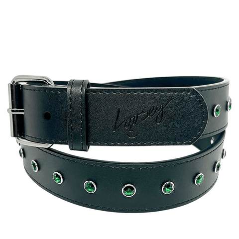 Rhinestone belt - Black