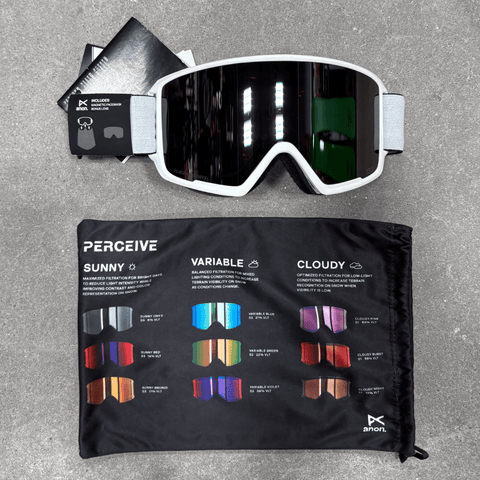 BARGAIN BIN Anon M3 goggles - White / Sunny onyx