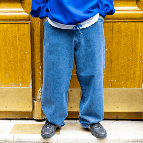 Ledge denim pants - Blue