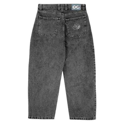 OG denim stitch pants - Distressed black