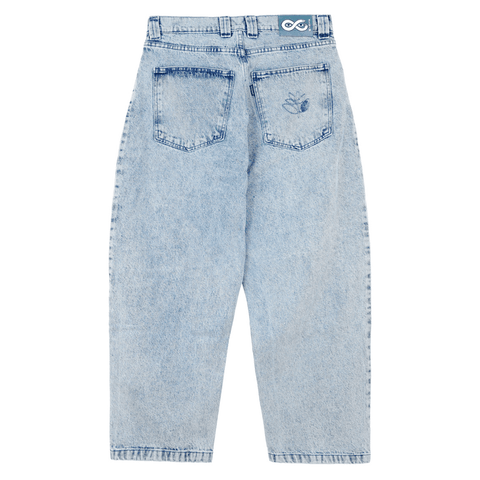 OG denim stitch pants - Washed blue