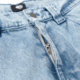 OG denim stitch pants - Washed blue
