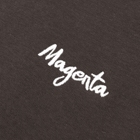 Script crewneck - Chocolate