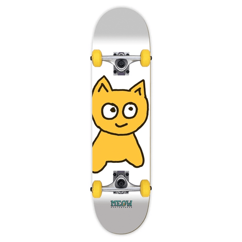 Big cat 8.0 complete skateboard - White
