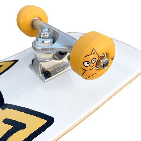 Big cat 8.0 complete skateboard - White