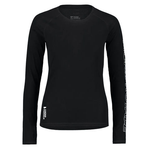 Bella merino Air-Con women's baselayer top - Black