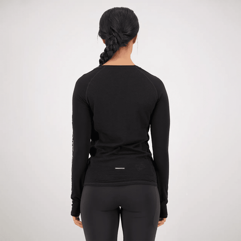 Bella merino Air-Con women's baselayer top - Black